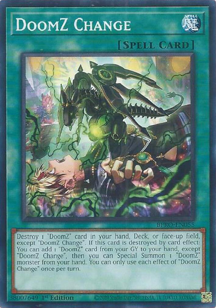 DoomZ Change [BPRO-EN055] Common | Exor Games Truro
