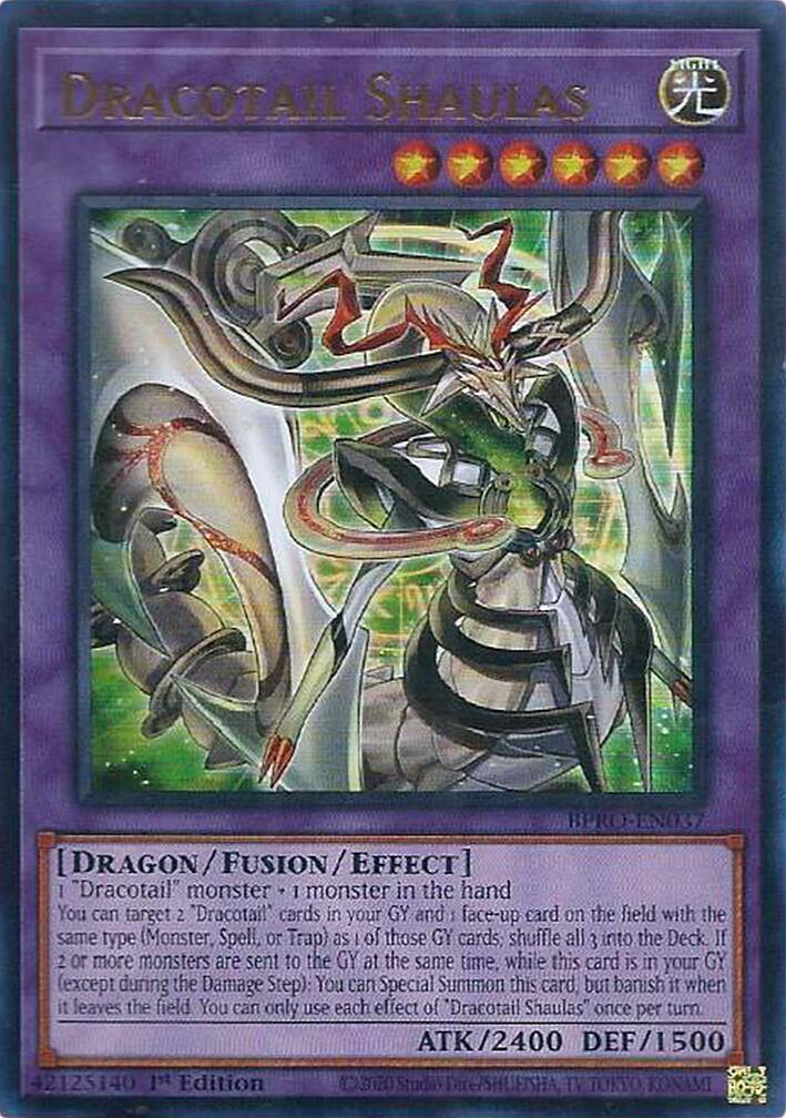 Dracotail Shaulas [BPRO-EN037] Ultra Rare | Exor Games Truro