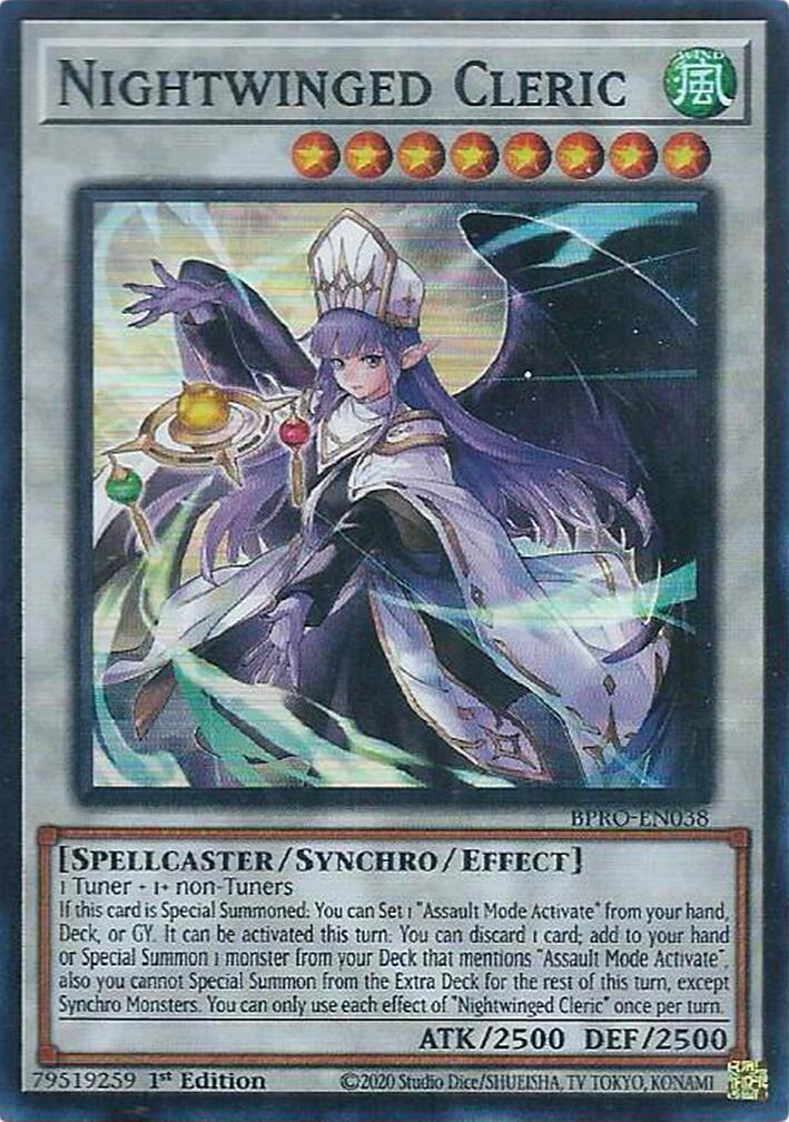 Nightwinged Cleric [BPRO-EN038] Common | Exor Games Truro