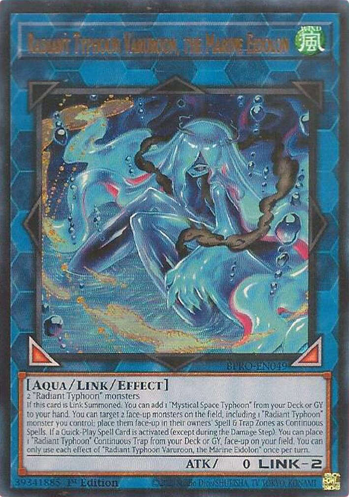 Radiant Typhoon Varuroon, the Marine Eidolon [BPRO-EN049] Ultra Rare | Exor Games Truro