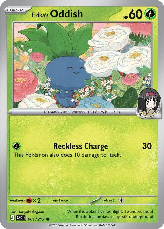 Erika's Oddish (001/217) [Mega Evolution: Ascended Heroes] | Exor Games Truro