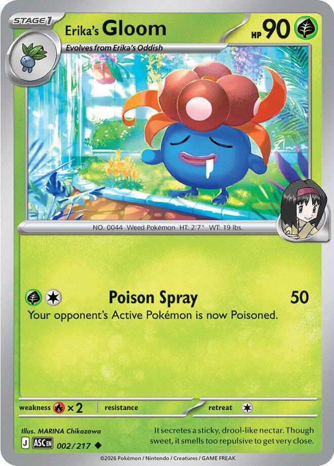 Erika's Gloom (002/217) [Mega Evolution: Ascended Heroes] | Exor Games Truro
