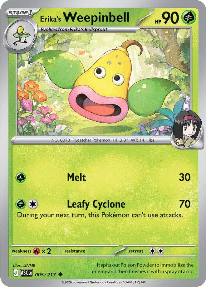 Erika's Weepinbell (005/217) [Mega Evolution: Ascended Heroes] | Exor Games Truro