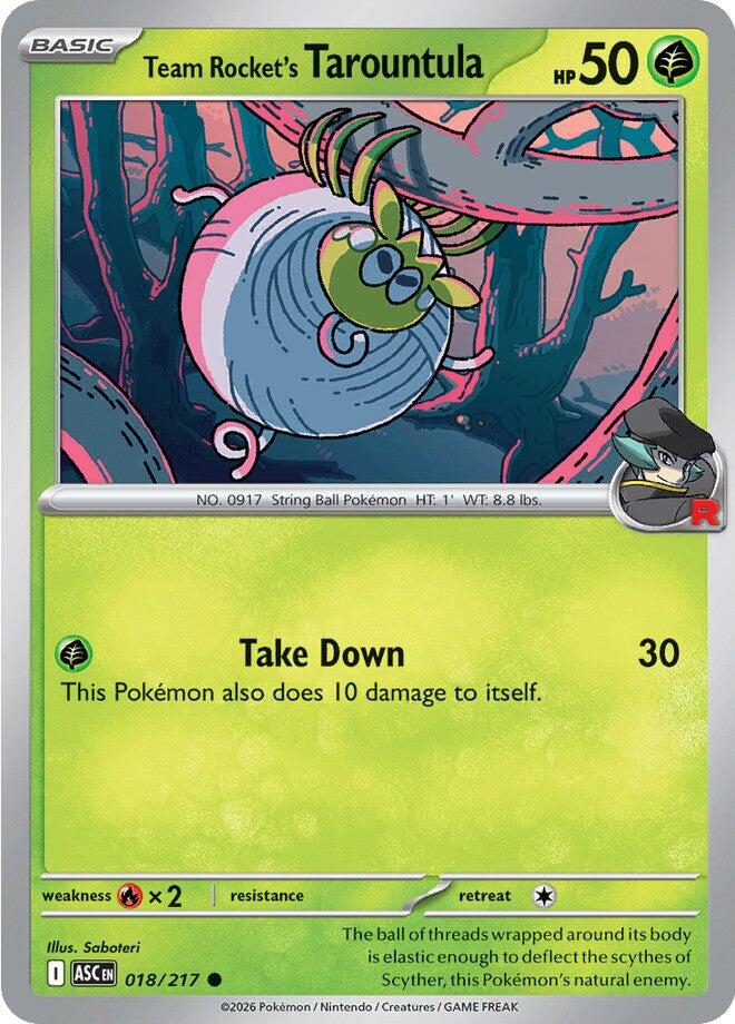 Team Rocket's Tarountula (018/217) [Mega Evolution: Ascended Heroes] | Exor Games Truro
