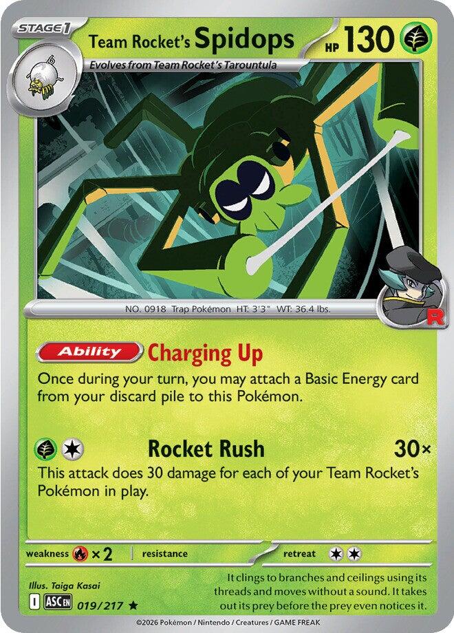 Team Rocket's Spidops (019/217) [Mega Evolution: Ascended Heroes] | Exor Games Truro