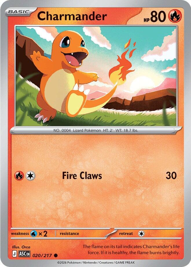 Charmander (020/217) [Mega Evolution: Ascended Heroes] | Exor Games Truro