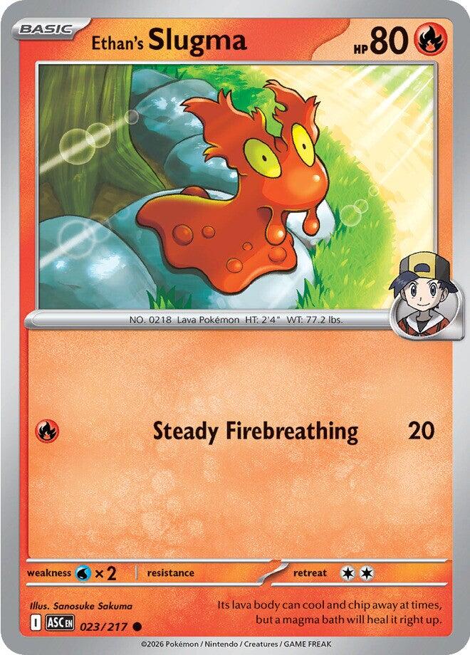 Ethan's Slugma (023/217) [Mega Evolution: Ascended Heroes] | Exor Games Truro