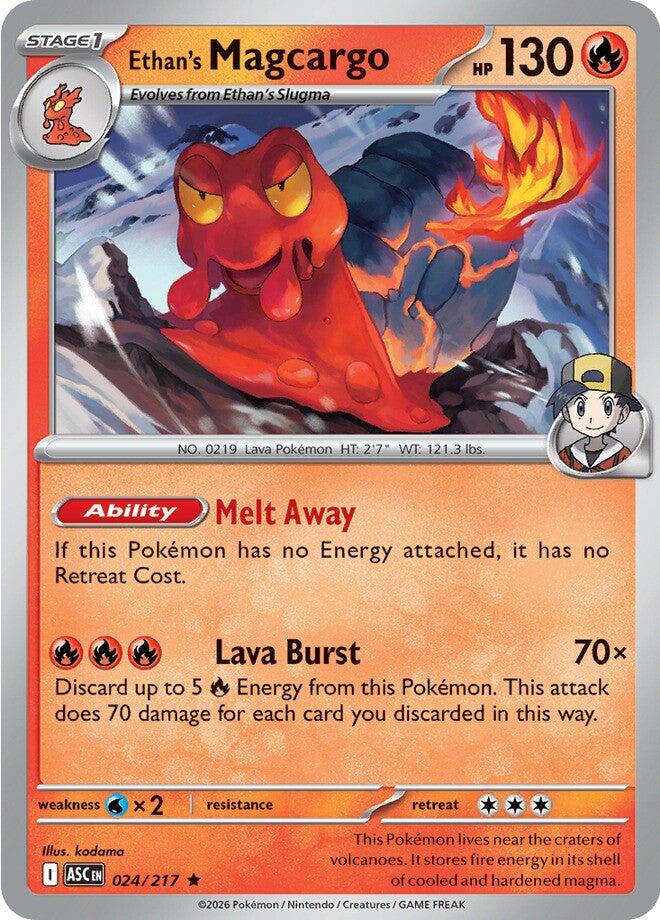 Ethan's Magcargo (024/217) [Mega Evolution: Ascended Heroes] | Exor Games Truro