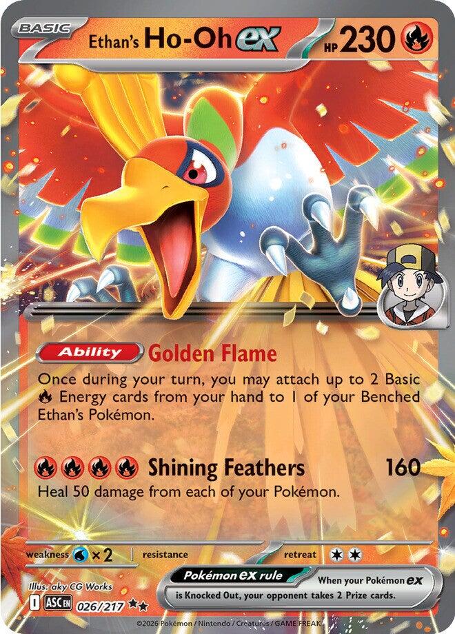Ethan's Ho-Oh ex (026/217) [Mega Evolution: Ascended Heroes] | Exor Games Truro