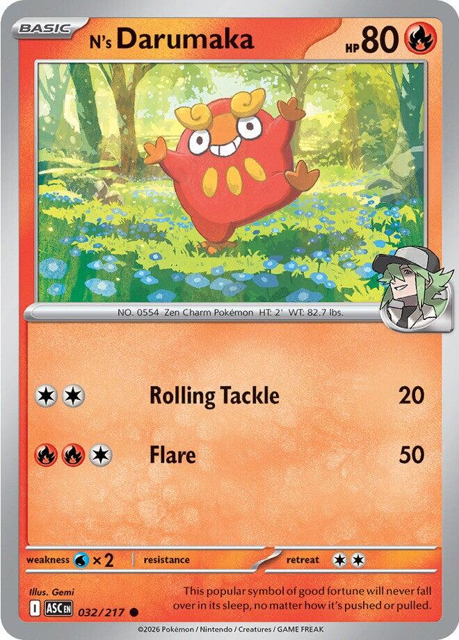 N's Darumaka (032/217) [Mega Evolution: Ascended Heroes] | Exor Games Truro