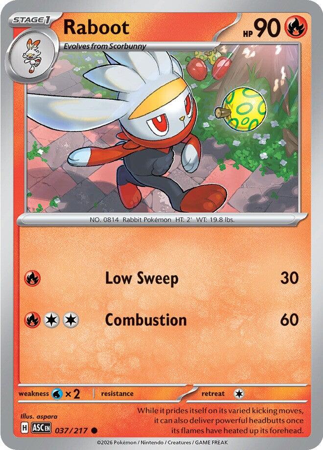 Raboot (037/217) [Mega Evolution: Ascended Heroes] | Exor Games Truro