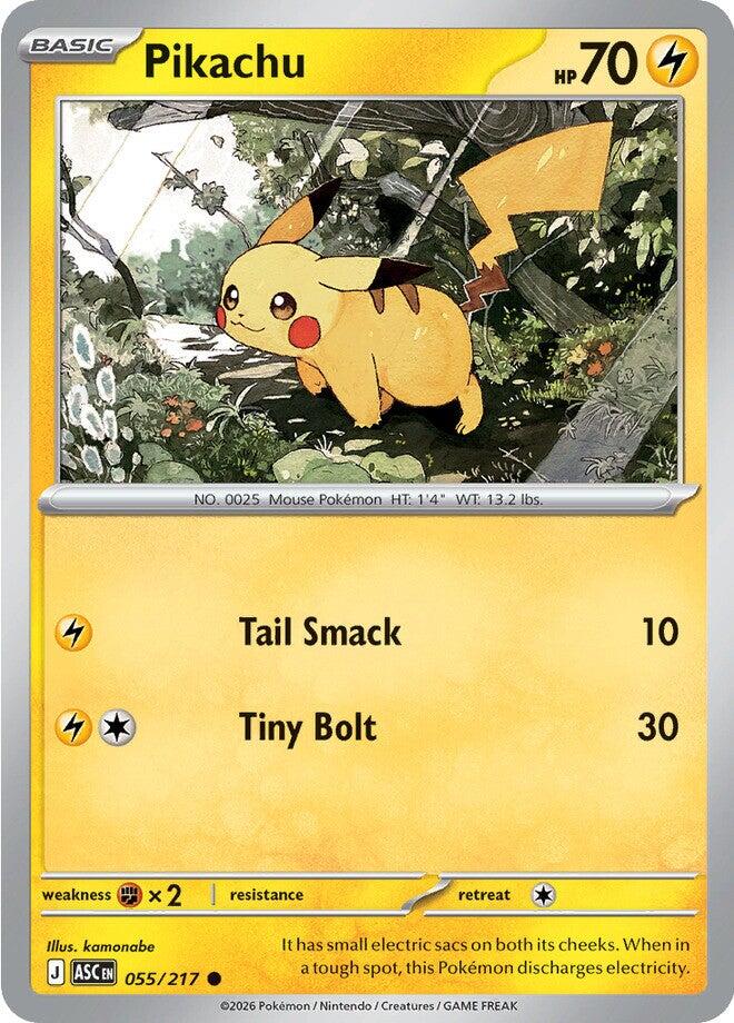 Pikachu (055/217) [Mega Evolution: Ascended Heroes] | Exor Games Truro