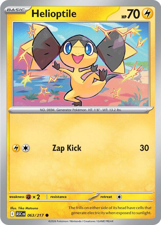 Helioptile (063/217) [Mega Evolution: Ascended Heroes] | Exor Games Truro