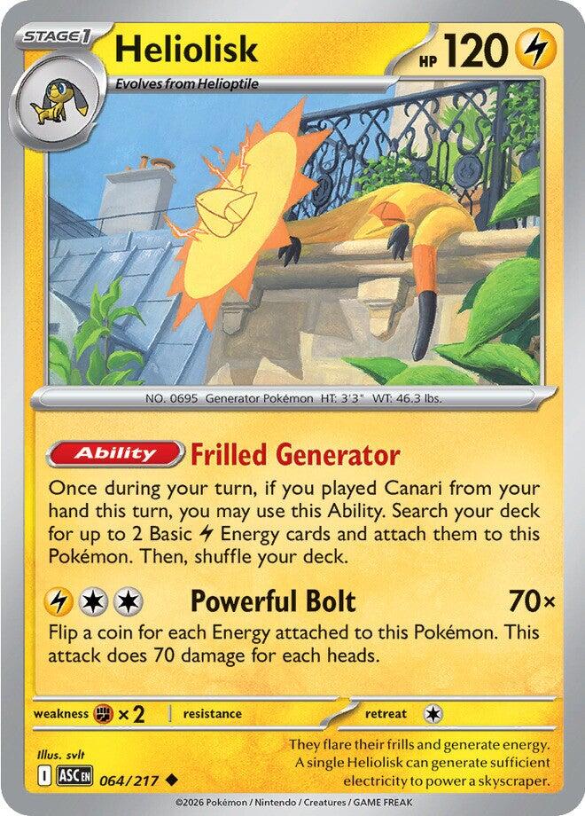 Heliolisk (064/217) [Mega Evolution: Ascended Heroes] | Exor Games Truro