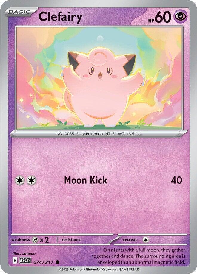 Clefairy (074/217) [Mega Evolution: Ascended Heroes] | Exor Games Truro