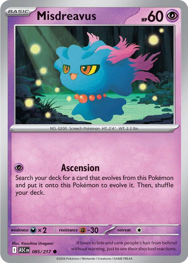 Misdreavus (085/217) [Mega Evolution: Ascended Heroes] | Exor Games Truro