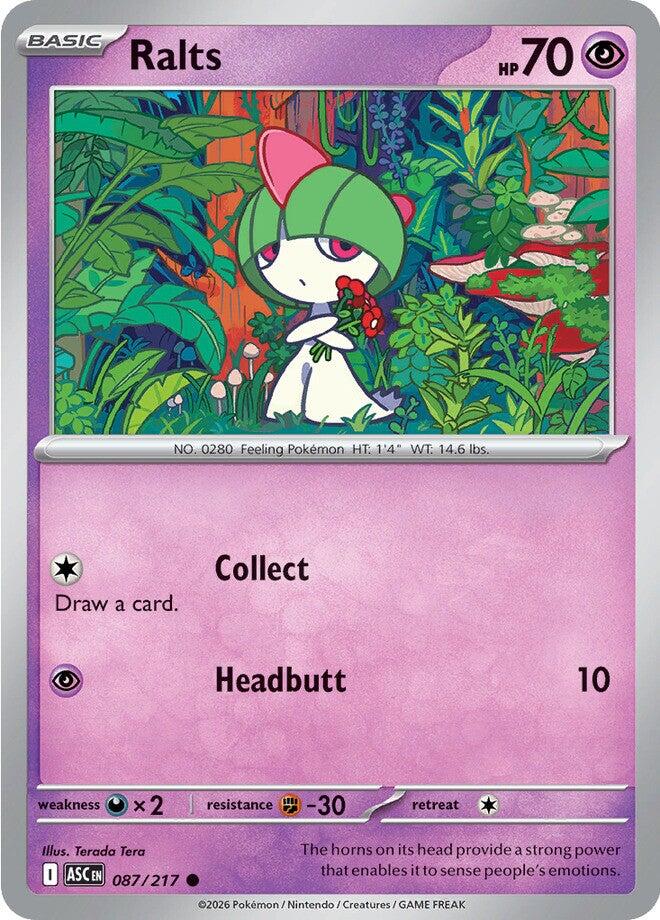 Ralts (087/217) [Mega Evolution: Ascended Heroes] | Exor Games Truro