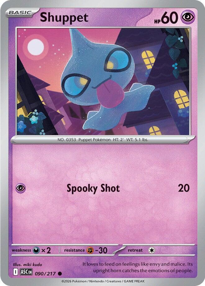 Shuppet (090/217) [Mega Evolution: Ascended Heroes] | Exor Games Truro