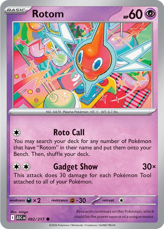 Rotom (092/217) [Mega Evolution: Ascended Heroes] | Exor Games Truro