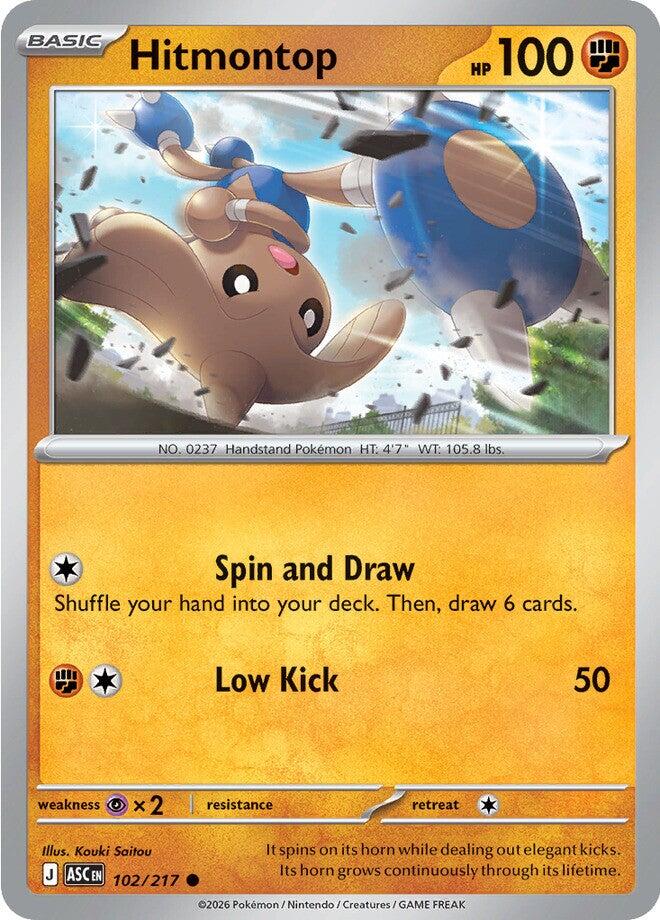 Hitmontop (102/217) [Mega Evolution: Ascended Heroes] | Exor Games Truro