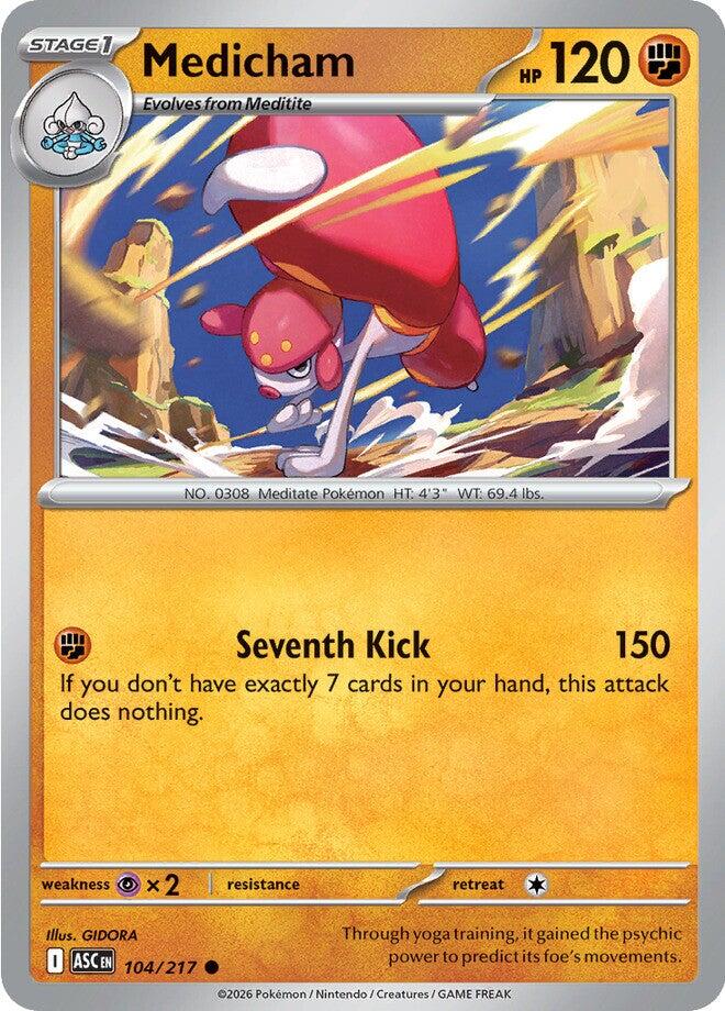 Medicham (104/217) [Mega Evolution: Ascended Heroes] | Exor Games Truro