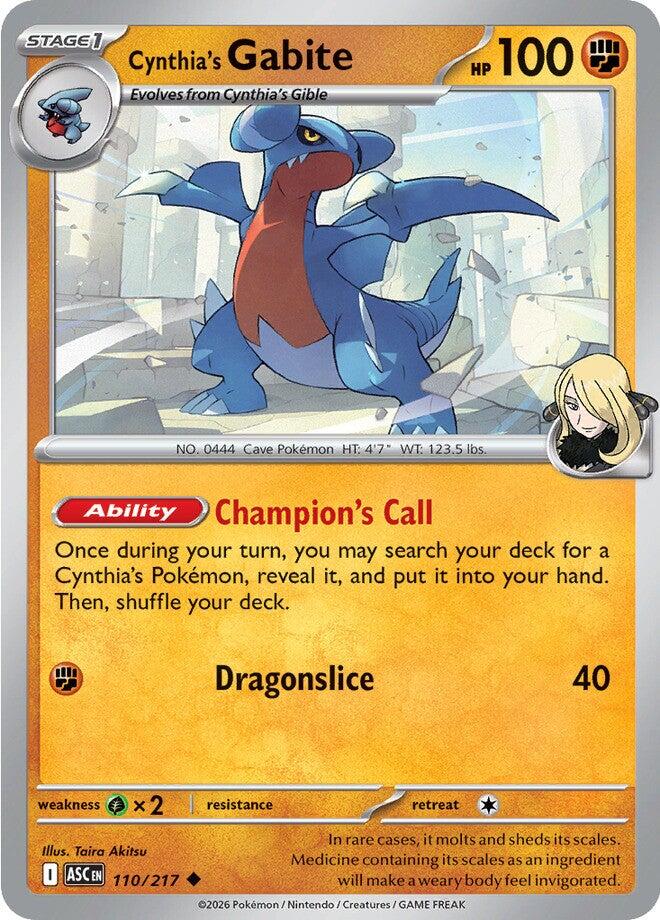 Cynthia's Gabite (110/217) [Mega Evolution: Ascended Heroes] | Exor Games Truro