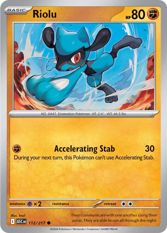 Riolu (112/217) [Mega Evolution: Ascended Heroes] | Exor Games Truro