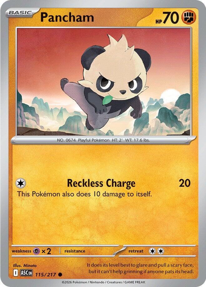 Pancham (115/217) [Mega Evolution: Ascended Heroes] | Exor Games Truro