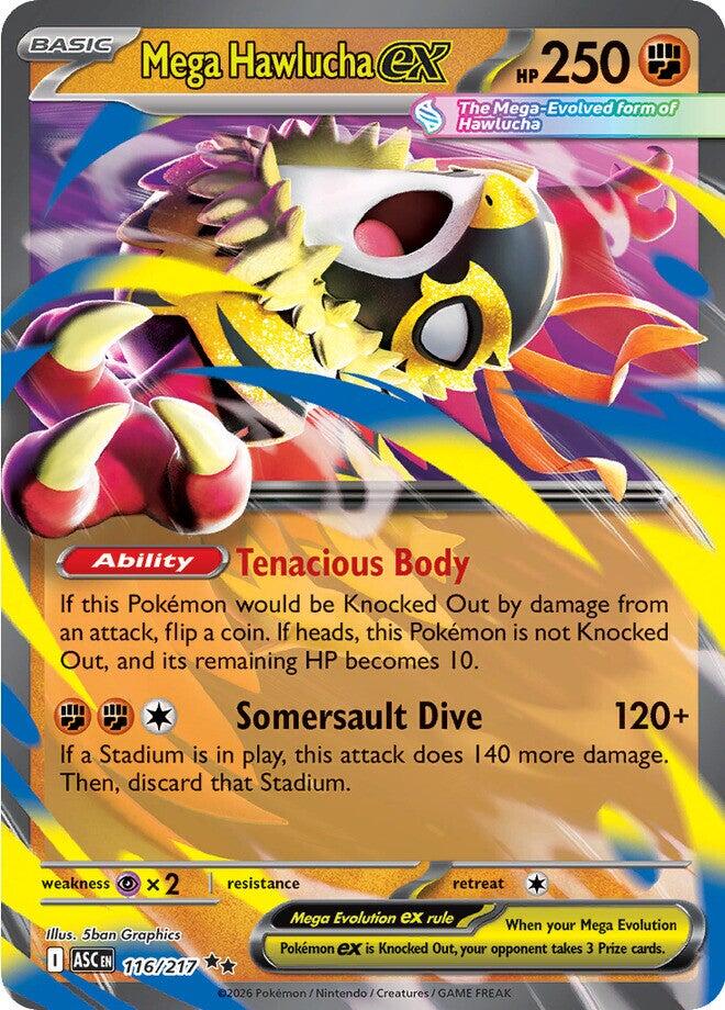 Mega Hawlucha ex (116/217) [Mega Evolution: Ascended Heroes] | Exor Games Truro