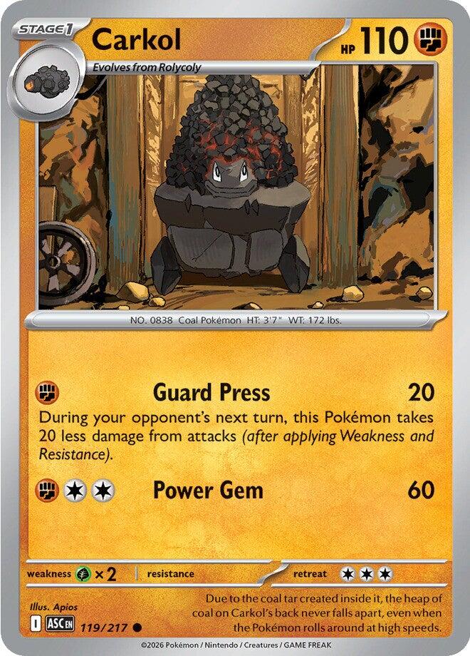 Carkol (119/217) [Mega Evolution: Ascended Heroes] | Exor Games Truro
