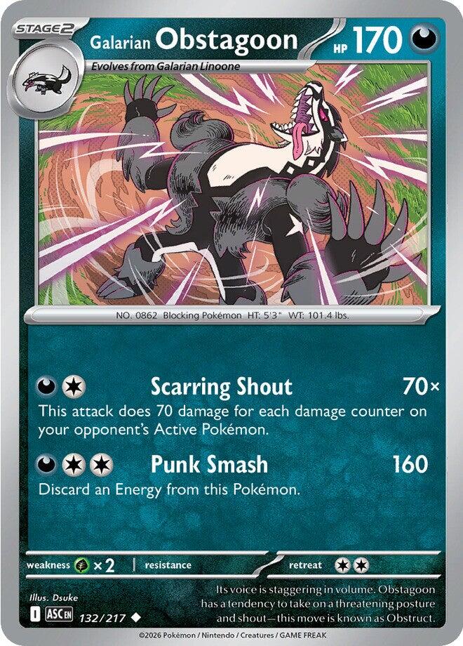 Galarian Obstagoon (132/217) [Mega Evolution: Ascended Heroes] | Exor Games Truro