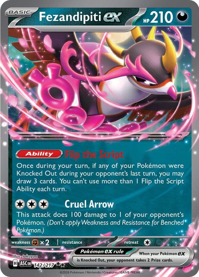 Fezandipiti ex (142/217) [Mega Evolution: Ascended Heroes] | Exor Games Truro