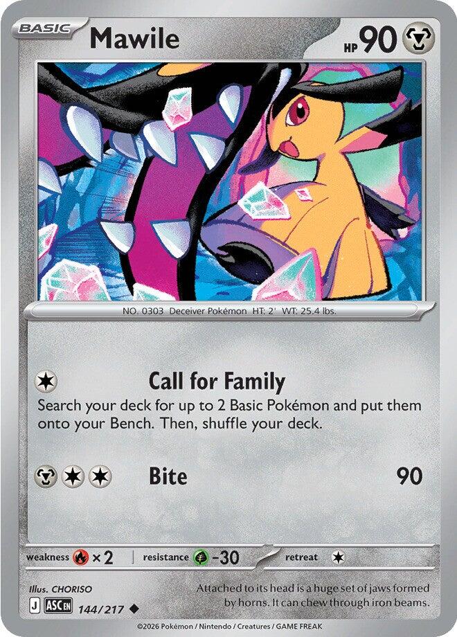 Mawile (144/217) [Mega Evolution: Ascended Heroes] | Exor Games Truro