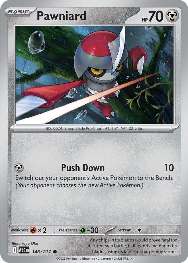 Pawniard (146/217) [Mega Evolution: Ascended Heroes] | Exor Games Truro