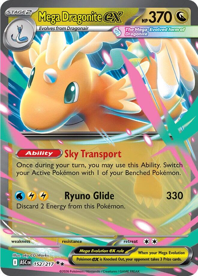 Mega Dragonite ex (152/217) [Mega Evolution: Ascended Heroes] | Exor Games Truro