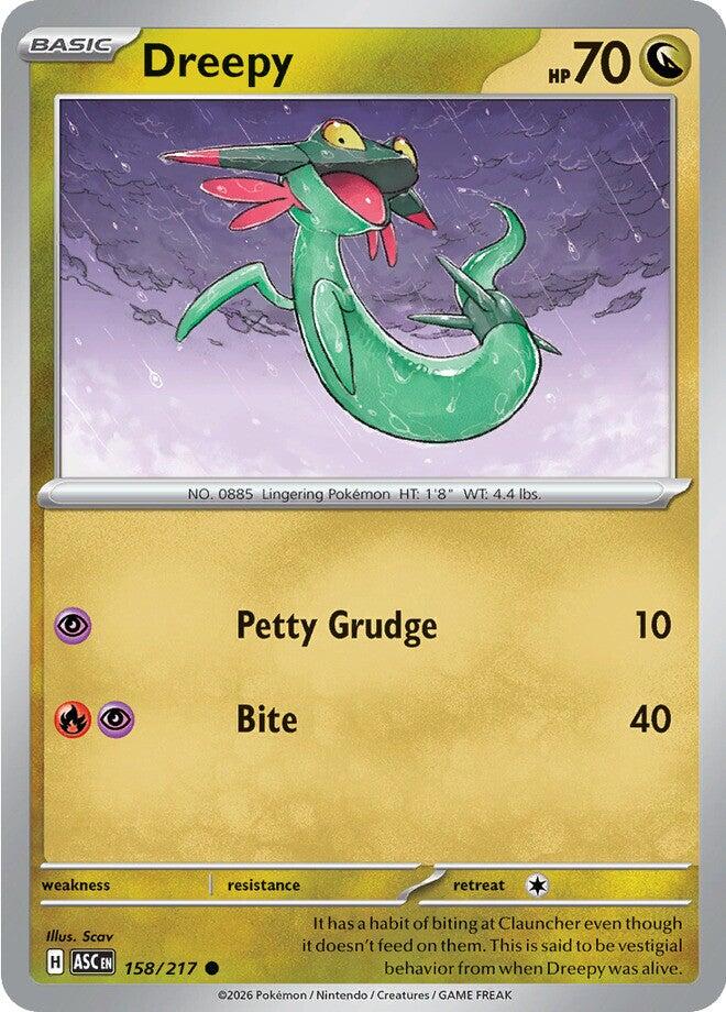 Dreepy (158/217) [Mega Evolution: Ascended Heroes] | Exor Games Truro