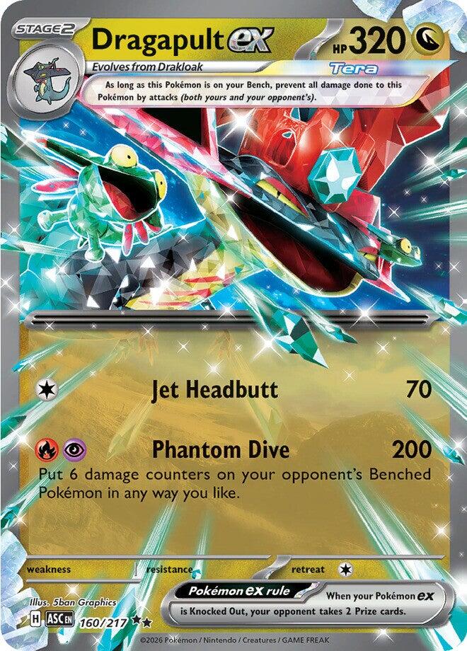Dragapult ex (160/217) [Mega Evolution: Ascended Heroes] | Exor Games Truro