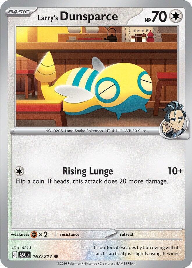 Larry's Dunsparce (163/217) [Mega Evolution: Ascended Heroes] | Exor Games Truro
