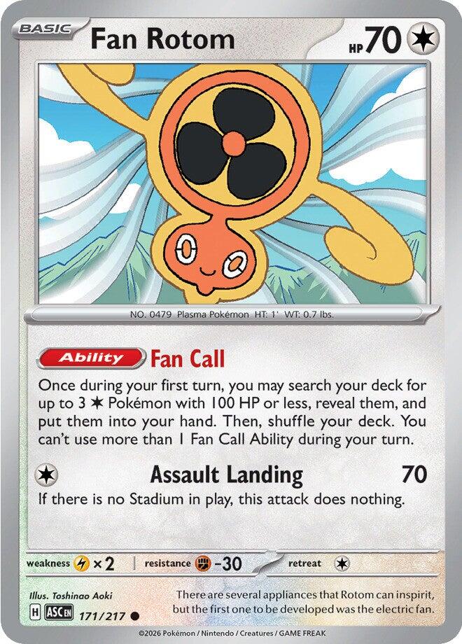 Fan Rotom (171/217) [Mega Evolution: Ascended Heroes] | Exor Games Truro