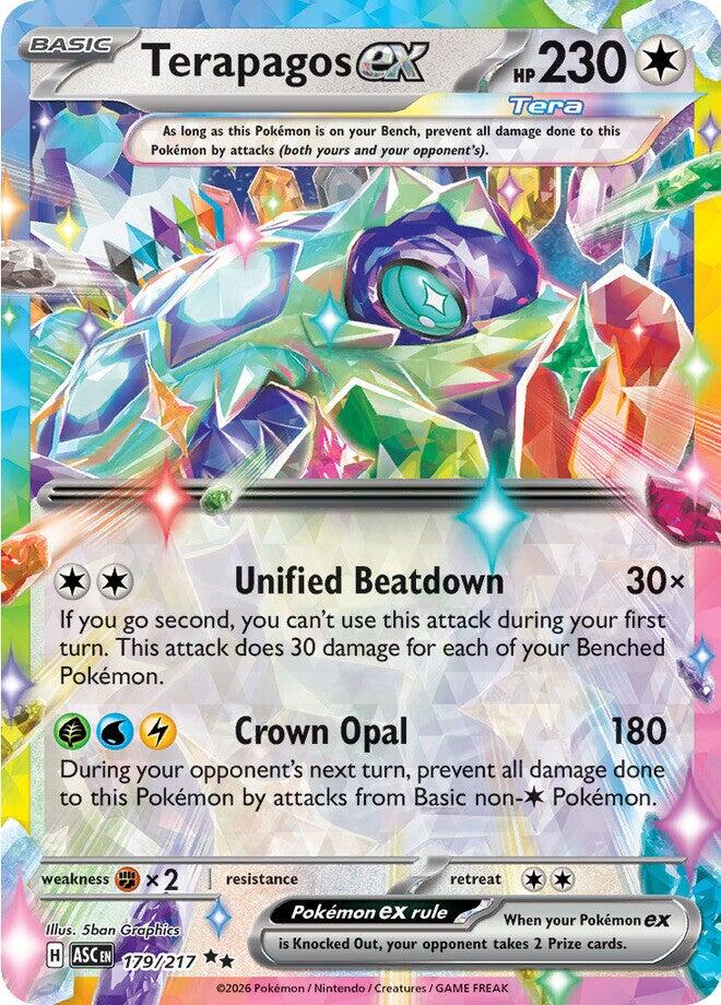 Terapagos ex (179/217) [Mega Evolution: Ascended Heroes] | Exor Games Truro
