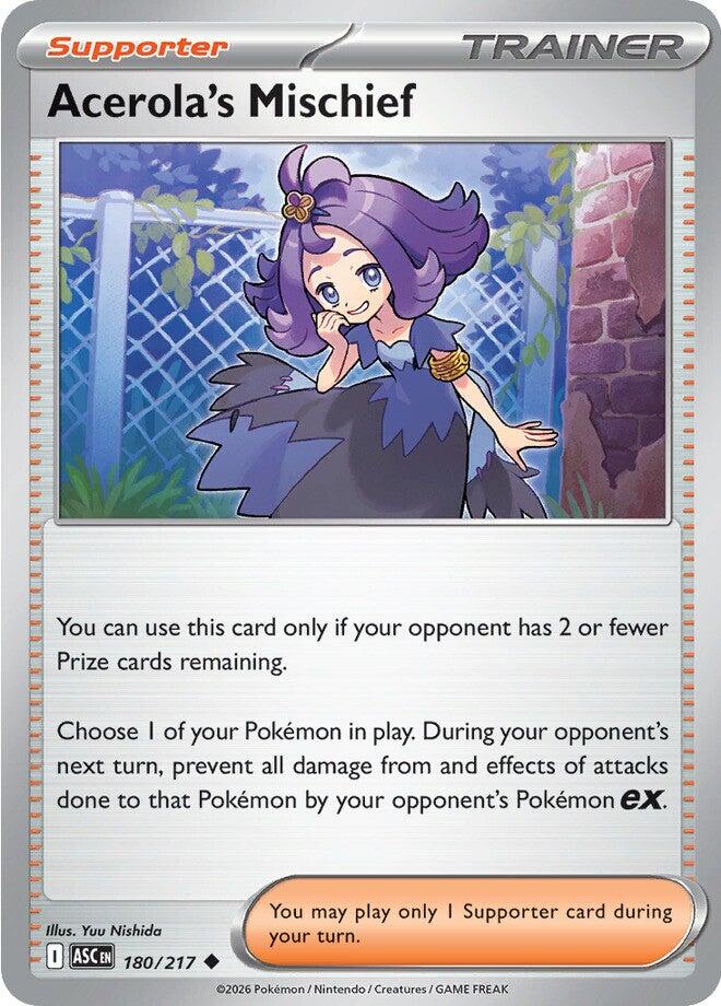 Acerola's Mischief (180/217) [Mega Evolution: Ascended Heroes] | Exor Games Truro