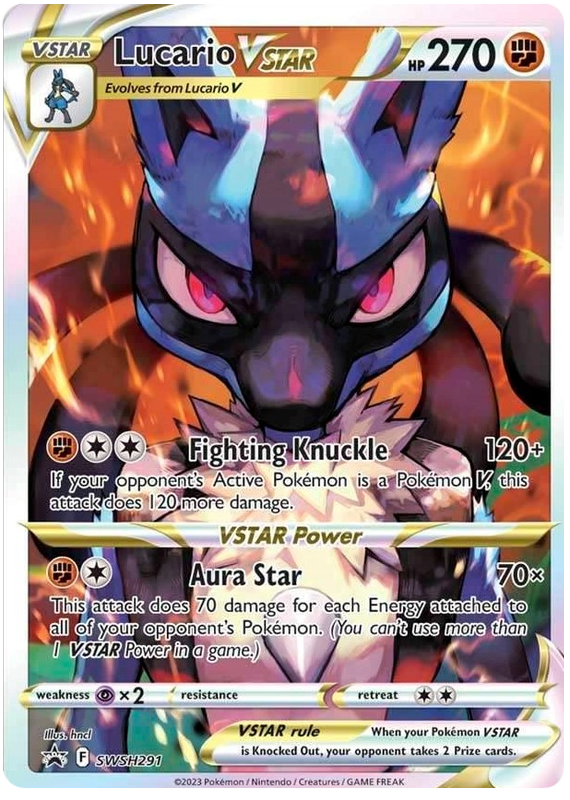 Lucario VSTAR (SWSH291) [Sword & Shield: Black Star Promos] | Exor Games Truro