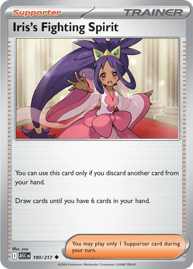 Iris's Fighting Spirit (190/217) [Mega Evolution: Ascended Heroes] | Exor Games Truro