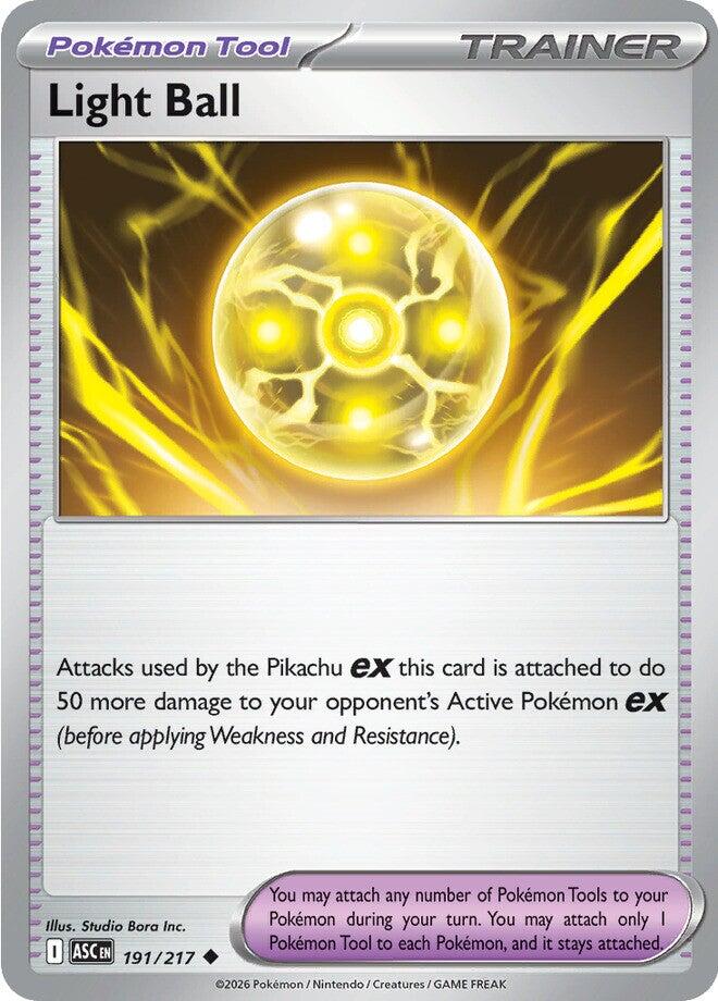 Light Ball (191/217) [Mega Evolution: Ascended Heroes] | Exor Games Truro