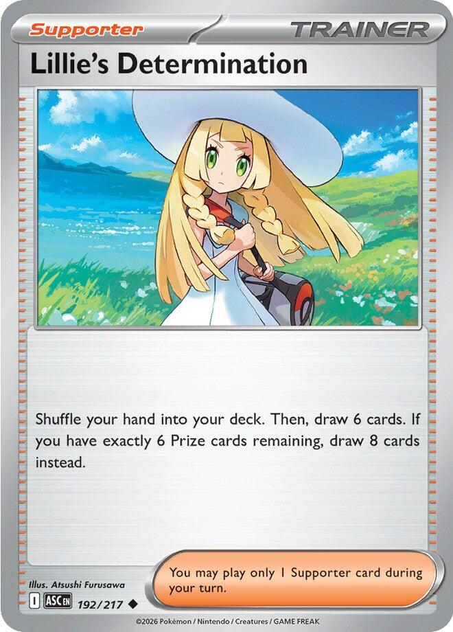 Lillie's Determination (192/217) [Mega Evolution: Ascended Heroes] | Exor Games Truro