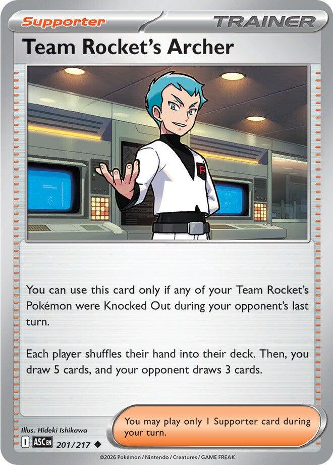 Team Rocket's Archer (201/217) [Mega Evolution: Ascended Heroes] | Exor Games Truro