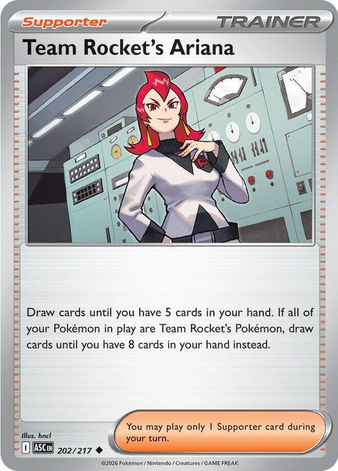 Team Rocket's Ariana (202/217) [Mega Evolution: Ascended Heroes] | Exor Games Truro