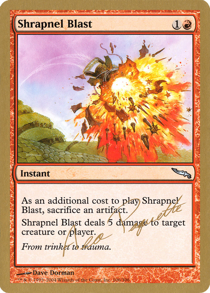 Shrapnel Blast (Aeo Paquette) [World Championship Decks 2004] | Exor Games Truro