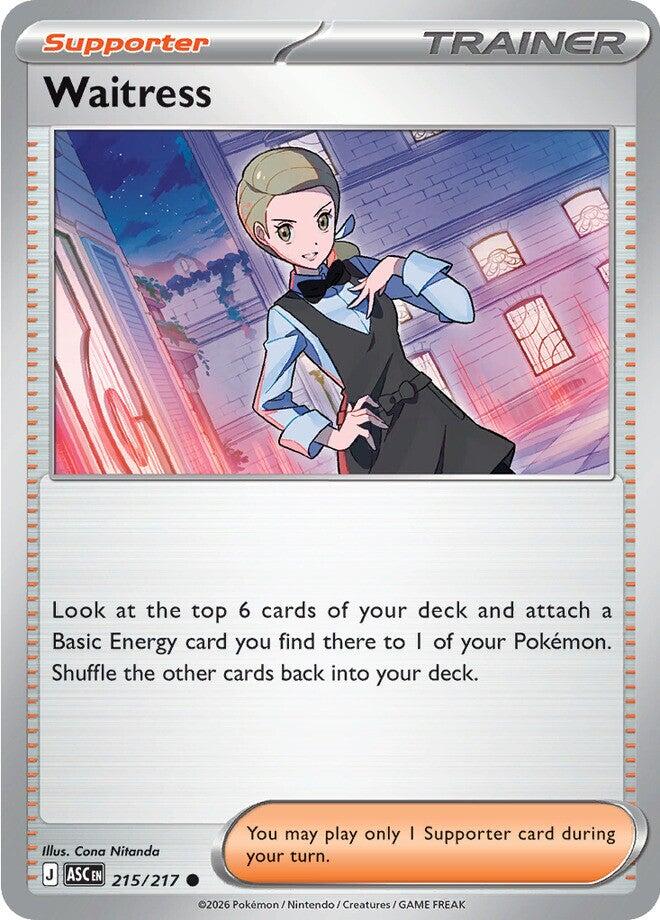 Waitress (215/217) [Mega Evolution: Ascended Heroes] | Exor Games Truro