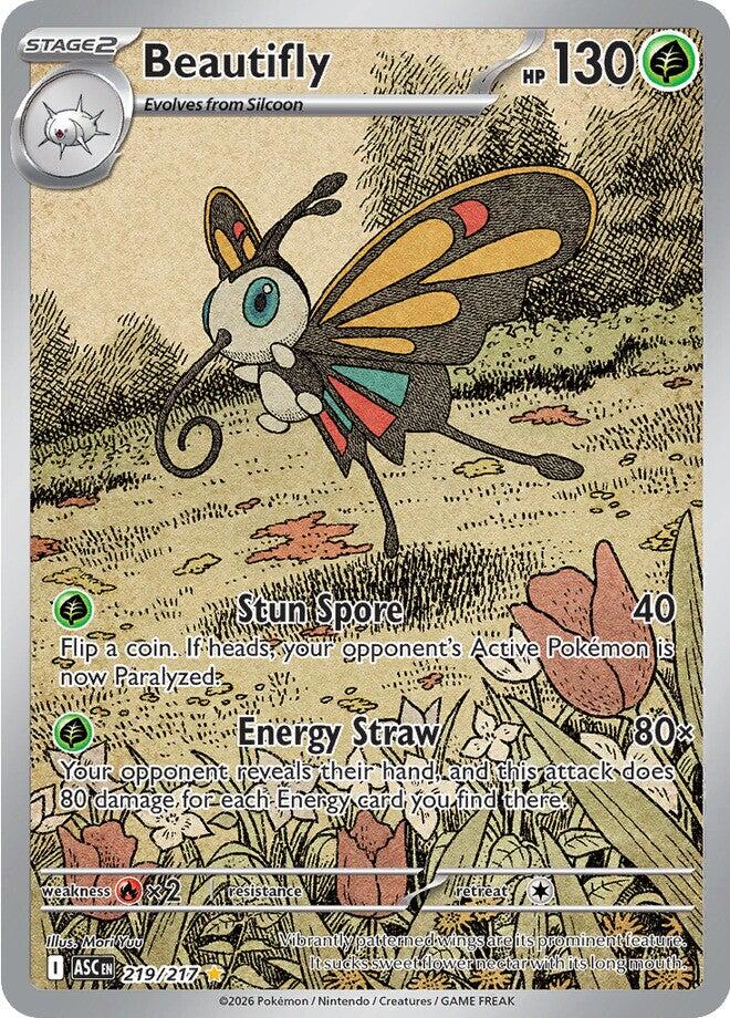 Beautifly (219/217) [Mega Evolution: Ascended Heroes] | Exor Games Truro
